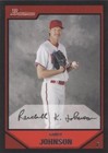 2007 Bowman - Randy Johnson #72
