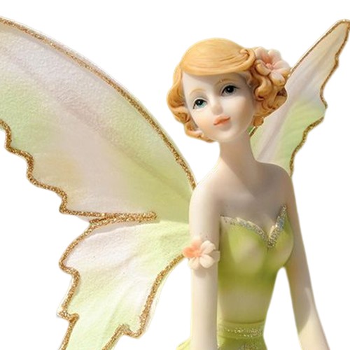 Resin Angel Dolls Statue Handicraft Holiday Gift Home Decor for Office Courtyard - Picture 10 of 21