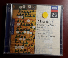 MAHLER,SOLTI, MINTON- SYMP.N,9, LIEDER*2 CD BRAND NEW SEALED NUOVO SIGILLATO