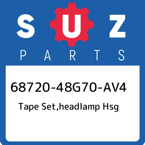 TAPE SET,HEADLAMP HSG (BLACK RED)