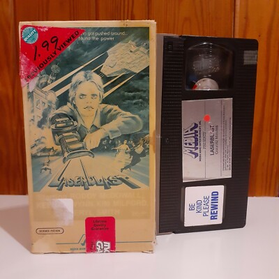 LASERBLAST VHS MEDIA 1ST RELEASE 70'S HORROR SCI-FI CULT RARE OOP HTF FREE SHIPP