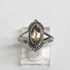 Ring Sterling silver 925 citrine size 7