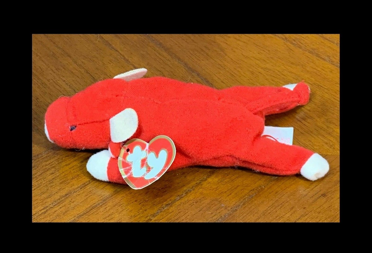 1993 TEENIE BEANIE BABY TY FOR MCDONALDS RED BULL NAMED