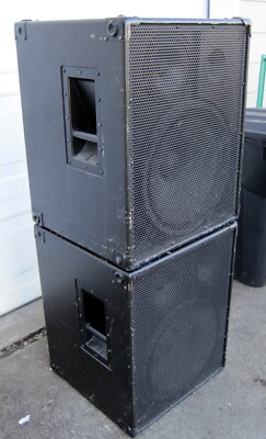 Pair of Eastern Acoustic Works EAW FR-153Hi 153 High Pair of Eastern Acoustic Works EAW FR-153Hi 153 High