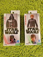 Hasbro Set of 2 pcs 6" Star Wars Luke Skywalker & Darth Vader
