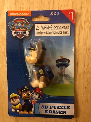 Nickelodeon CHASE PAW PATROL 3D ERASER Figure