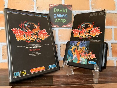 SEGA Mega Drive Genesis Ryuko no Ken Art of Fighting Japan w/Box Instructions