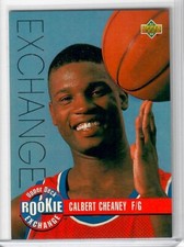 1993 Upper Deck Rookie Exchange Calbert Cheaney A526