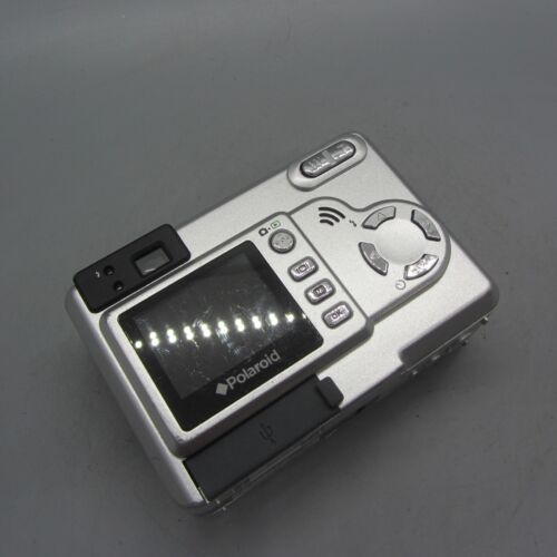 Polaroid Digital Camera PDC 4055 4.2MP Silver Tested - Picture 4 of 6