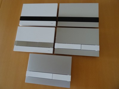 JOMO /Werit Drückerplatte f.SLK CHROM Taste Betätigungstaste Betätigungsplatte