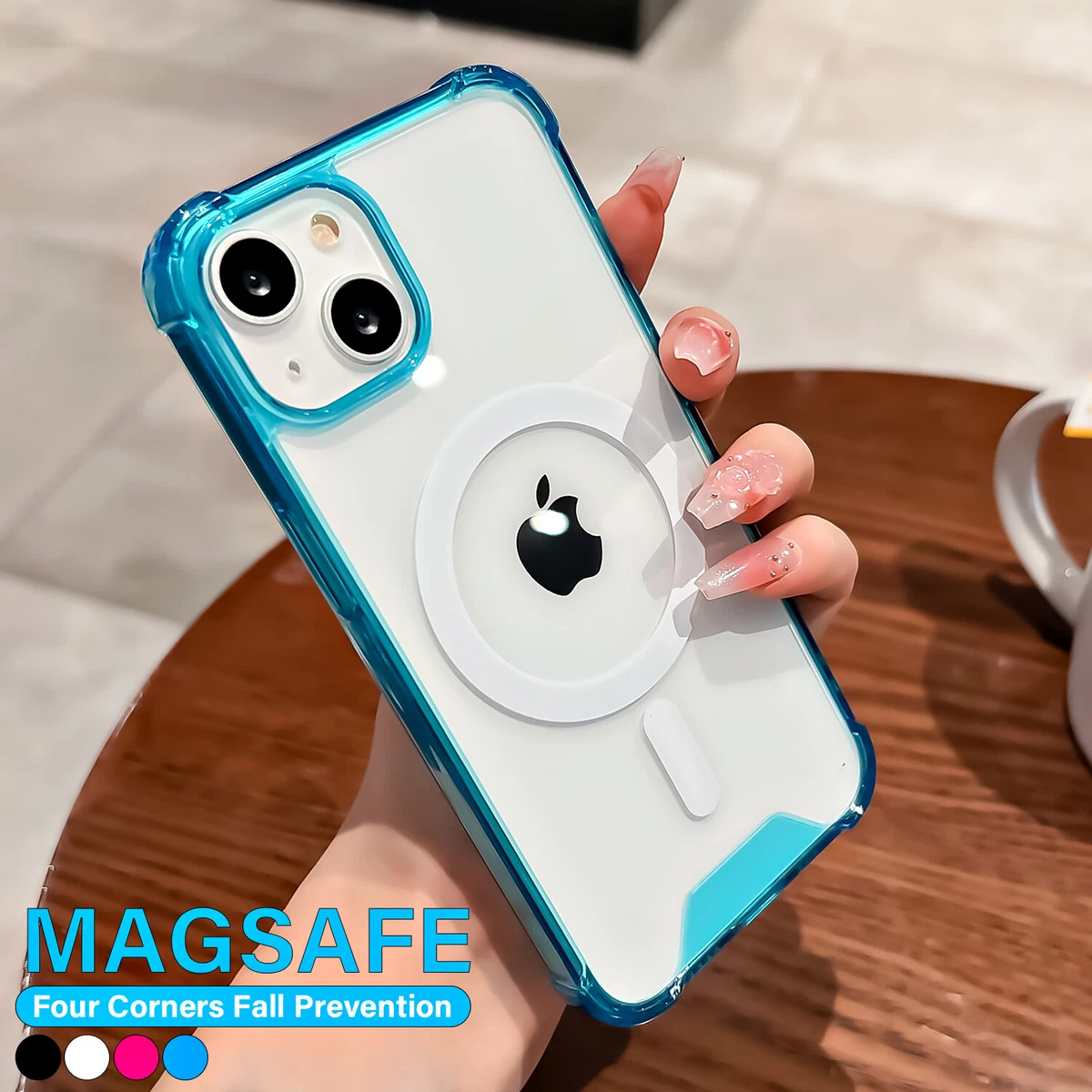 Buy MagSafe Transparent Shockproof Case For iPhone 13