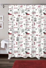 Christmas Holiday Truck 17-Piece Bath Set by Idea Nuova (Boxed Set / Brand New)