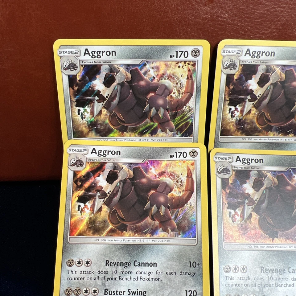 Aggron Crimson Invasion 67/111 Holo Rare Pokemon Card 4 - Image 3 of 4