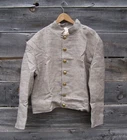 civil war confederate jeans wool shell jacket 7 buttons  52