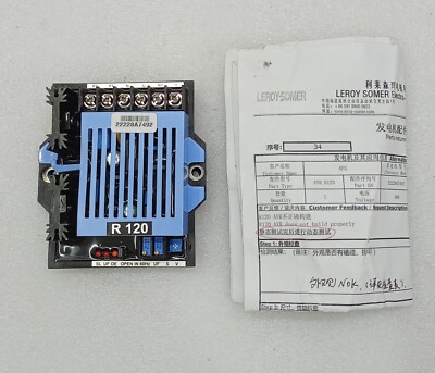 LEROY SOMER R120 Automatic Voltage Regulator