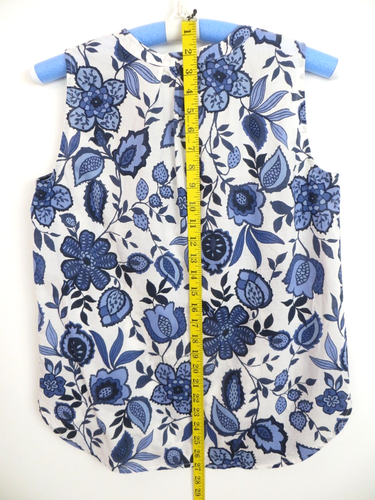 GAP Women's Thin Lightweight See Through Cotton Floral Tank Top Multicolor S - Picture 9 of 13