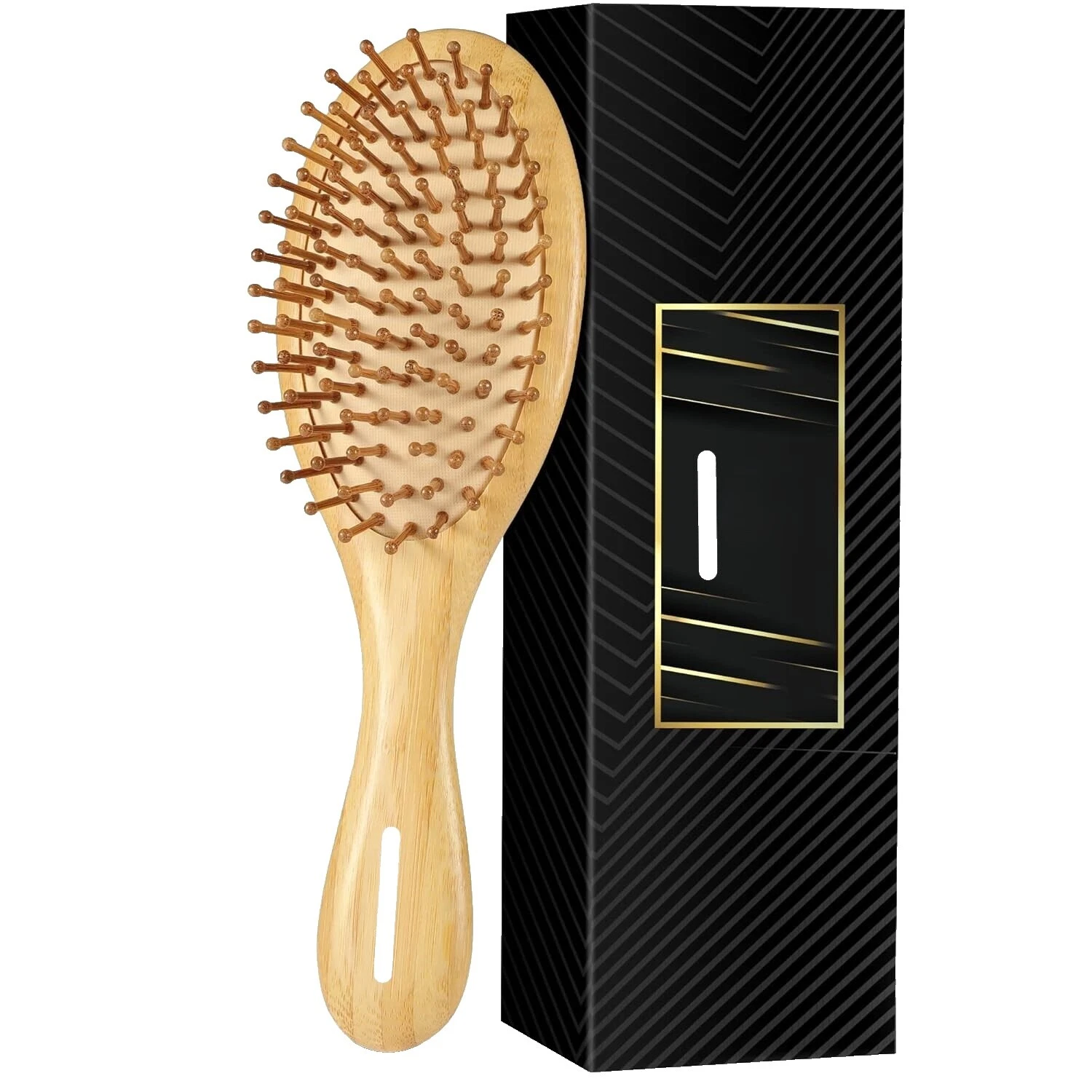 Escovas de Cabelo de Madeira para Desembaraçar os Cabelos