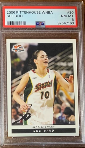 2006 Rittenhouse WNBA #20 Sue Bird Seattle Storm PSA 8 Very Low Pop