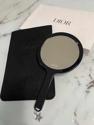 Christian Dior hand mirror with velvet case logo Novelty Christian Dior hand mirror with velvet case logo Novelty
