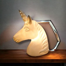 Unicorn White Ceramic Nightlight