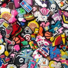 Shoe Charms Push-in 10/20/30 PCS Random Grab Bag Clip for Fun Shoe Mixed Styles