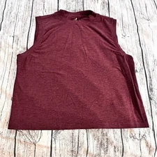 Calia by Carrie Underwood Sleeveless Maroon Workout Tank Top Size ~Large