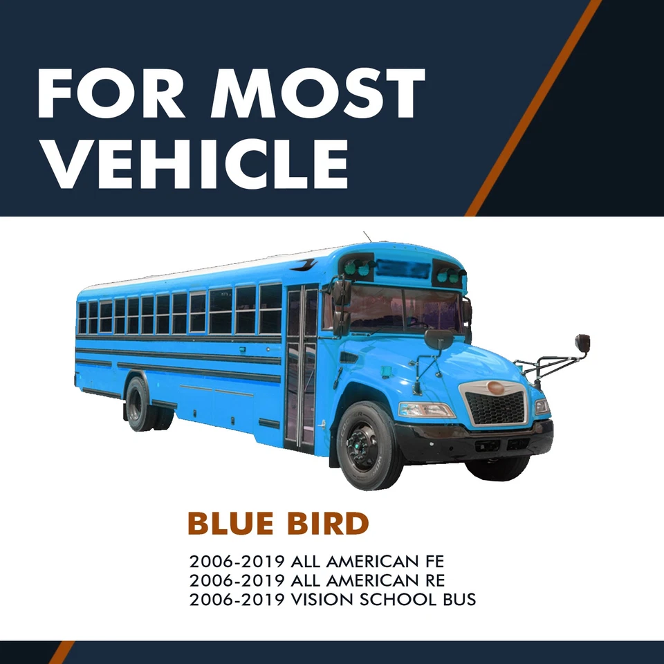 Par de 2 amortiguadores traseros para autobús escolar Blue Bird Vision 2006-2019 Foto 2 de 3