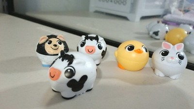 Little Tike Lot Animals Bunny Chik Cow Bunny Sheep