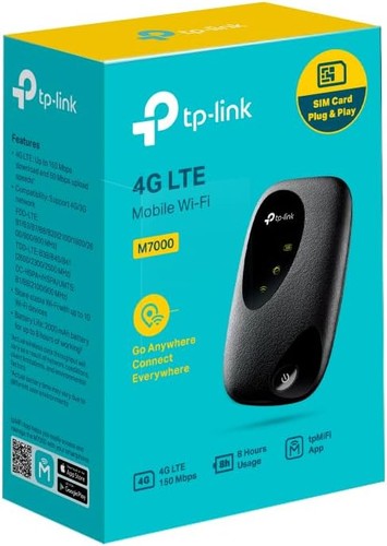 TP-Link M7000 4G mobiele draadloze router MiFi 4G Cat4 met 2000 mAh accu, 150 Mb - Photo 3/6