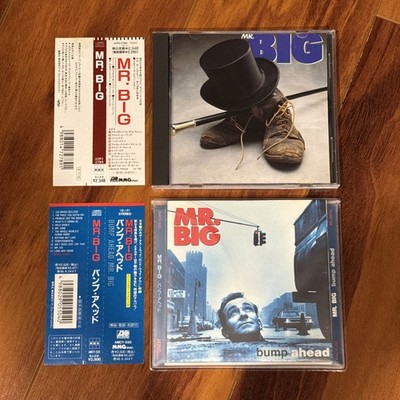 MR. BIG S/T + Bump Ahead 2 CD LOT Paul Gilbert Eric Martin Racer X RARE JAPAN!!!