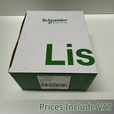 Schneider Lisse GGBL3050S 1 Gang 13 Amps Unswitched Socket White - Box of 10