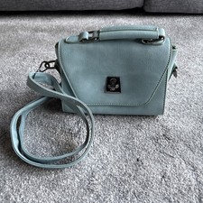 Small Light Blue Ladies Handbag With Strap