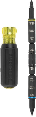 32527HD KNECT 11-In-1 HVAC Multi-Bit Screwdriver / Nut Driver, Impact Rated with