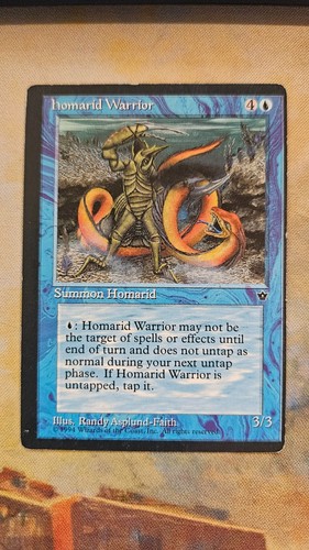 MTG Misprint Miscut Homarid Warrior Fallen Empires MP
