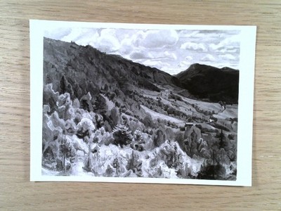 Thorvald Erichsen Fra Telemark Norway Landscape Art Postcard Nasjonalgalleriet