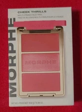 MORPHE CHEEK THRILLS FACE MULTI-FINISH FACE TRIO IN BLIND DATE FULLSIZE NIB