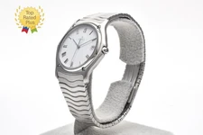 [NEAR MINT ] EBEL Sports Classic E9187141 Date Stainless Steel Men's Watch JAPAN