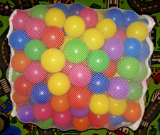 Ball Pit Balls for Kids, Plastic Refill 200  count Pack, Phthalate and BPA Free