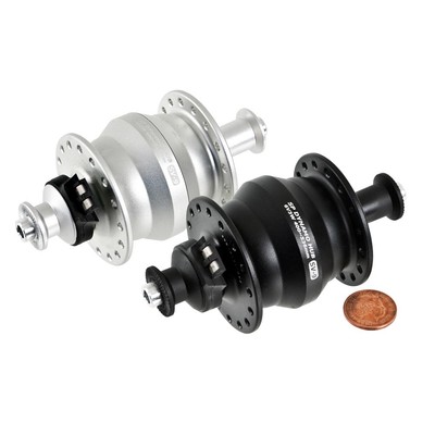 SP SV-9 Ultraslim Dynamo Vorderradnabe 28H 7,9mm QR 74mm ALT 6V-1,5W Anzug Brompton