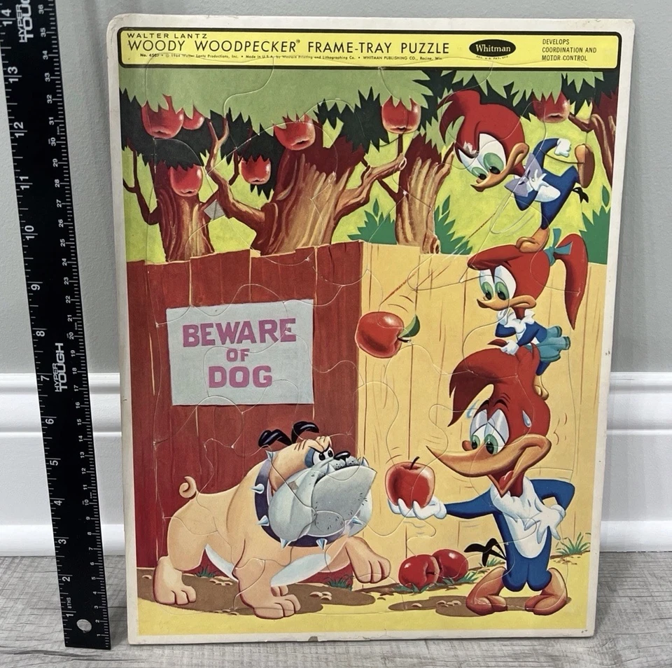 Vintage Woody Woodpecker Whitman Frame Tray Puzzle 1964 No.4507 - Image 4 of 4