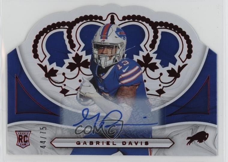 Gabriel Davis Panini Chronicles Crown Royale #CR25 Autograph-Red