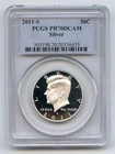 2011 S 50C Silver Kennedy Half Dollar PCGS PR70DCAM