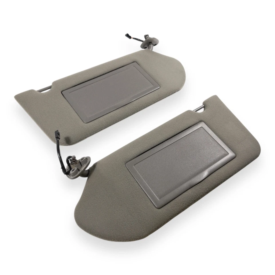 Пара серых солнцезащитных козырьков со стороны водителя и пассажира для Chevy Impala & Monte Carlo 2000-2005 годов выпуска - Изображение 3 из 4