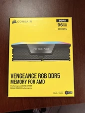 Corsair Vengeance RGB DDR5 RAM 96GB (2x48GB) 6000MHz CL36 Desktop Memory EXPO