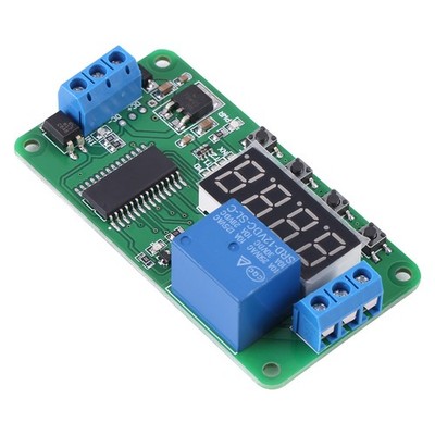 Multifunction 1 Channel DC 12V Delay Relay Controller LED Timer Switch Modul SET