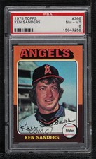 1975 Topps Ken Sanders #366 PSA 8 2jq