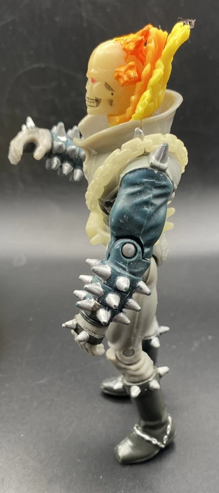 "Figura de acción vintage ToyBiz Marvel Ghost Rider Johnny Blaze 5,5"" 1995" Foto 2 de 4