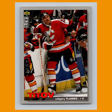 German Titov #15 1995-96 Collectors Choice Players Club Calgary Flames Hockey