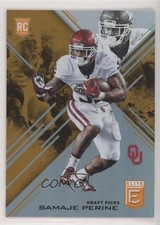 2017 Panini Elite Draft Picks Aspirations Orange Samaje Perine #153 ff5