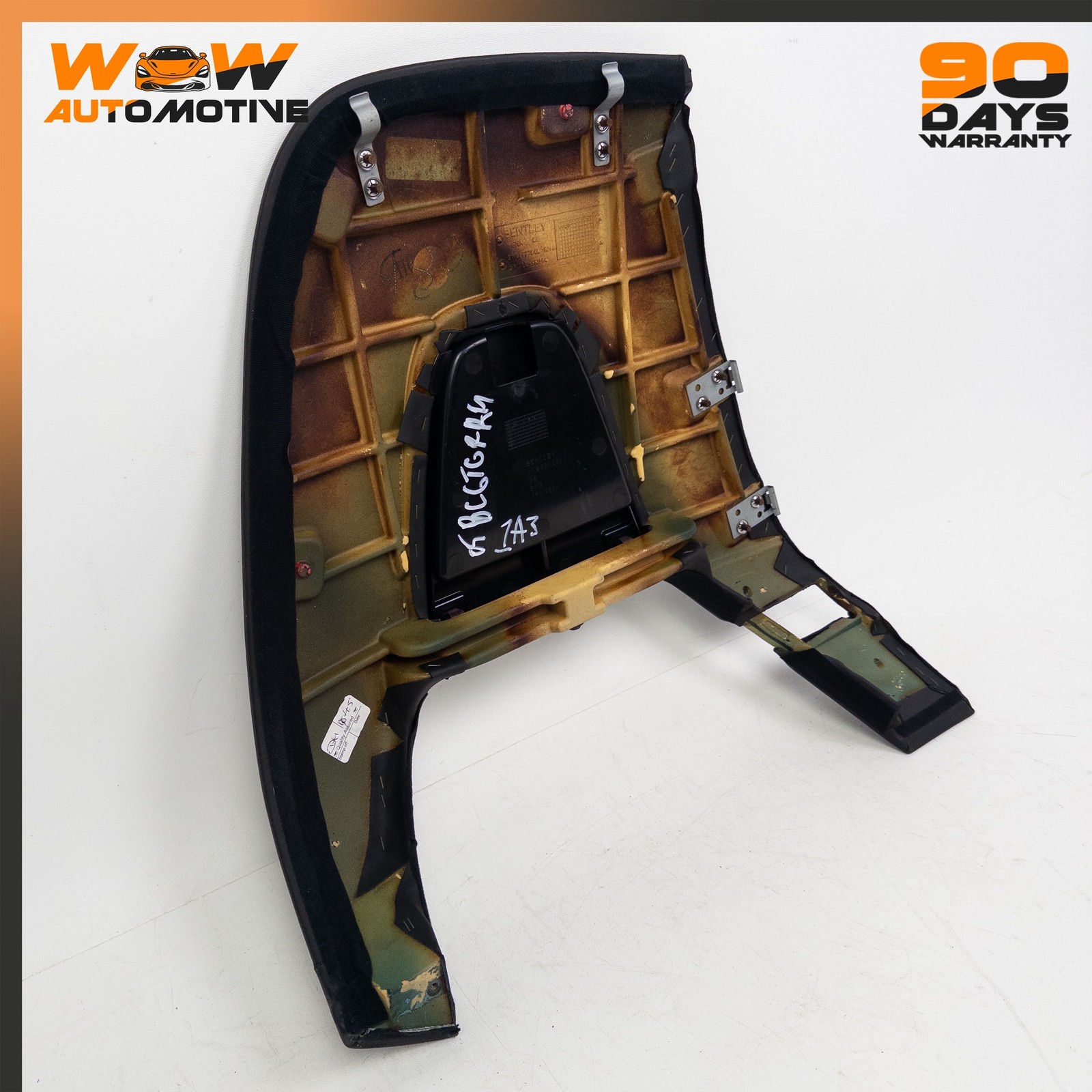 04-10 BENTLEY CONTINENTAL GT REAR RIGHT INTERIOR SHELF COVER TRIM BLACK OEM
